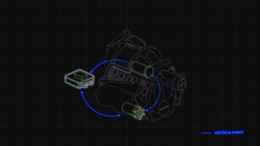 3D CAD model systému na akumuláciu energie