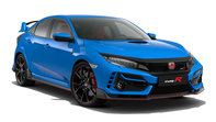 Trojštvrťový pohľad na model Honda Civic Type R